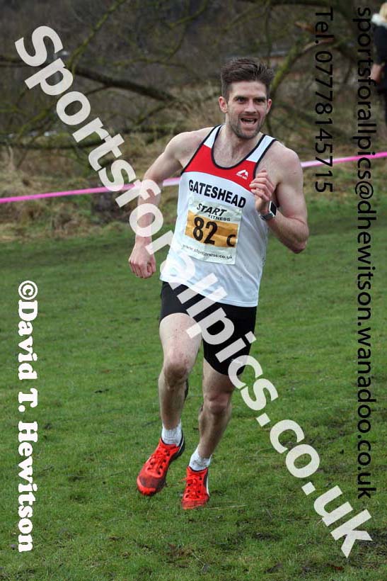 Senior mens Durham Cathedral Cross Country Relays, Maiden Castle, Durham. Photo: David T. Hewitson/Sports for All Pics